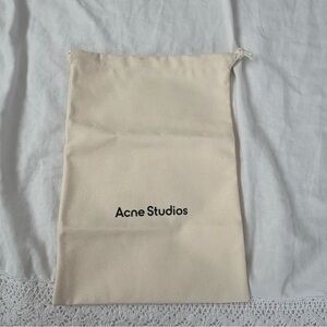 new ACNE STUDIOS Small Canvas Dust Bag shoes bag purses